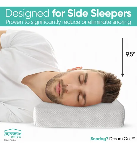 Almohada Antironquidos Viscoelástica Para Dormir De Lado