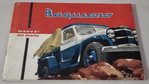 Manual De Uso 100% Original: Jeep Baqueano Y B. 500 Año 1963