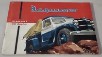 Comprar Manual De Uso 100% Original: Jeep Baqueano Y B. 500 Año 1963