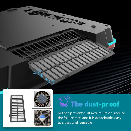 Cooler Laptop Iets Gt500 Turboventilador 5000 Rpm Rgb