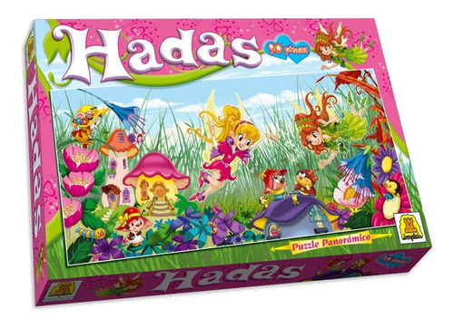 Juego De Mesa Rompecabezas Puzzle Hadas X 90 Piezas Implas