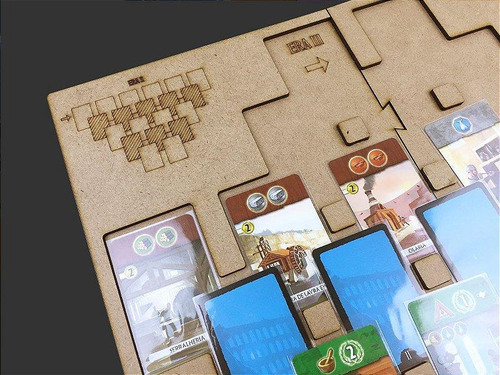 Playmat Em Mdf Para 7 Wonders Duel - Sem Case