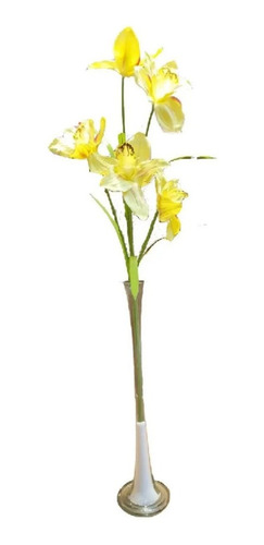 Imagen 2 de 4 de 10 Florero Vidrio Kamy O Pata Elefante 40 Cm - Centro De Me