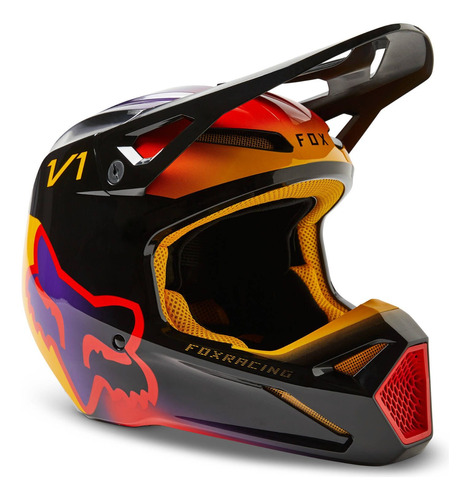 Casco Fox V1 Leed N Motocross Enduro  Mx Atv Mips Ntcross