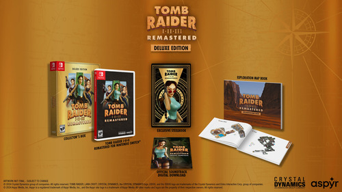 Tomb Raider Trilogy Remastered Edición Deluxe Nintendoswitch