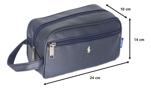 Sobaquera Neceser Para Caballero 004 / Polo Guy Color Azul Marino 06