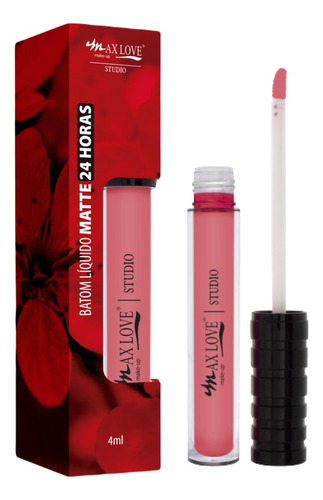 Batom Líquido Matte 24 Horas Max Love Acabamento Mate Cor 49