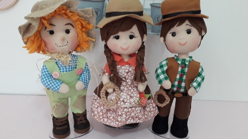 Bonecos Fazendinha 10 Personagens Em Feltro