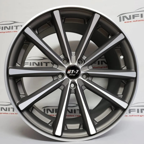Imagem 4 de 4 de 4 Roda 18 Eclipse 5x112 Jetta Golf Audi Tiguan Tala 9,5 Pdw