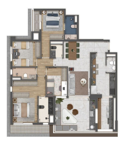 Imagem 19 de 22 de Apartamento À Venda No Bairro Jardins - São Paulo/sp - O-26714-43725