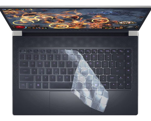 Tpu Keyboard Cover Skin Compatible For 2022 Dell Alienw...