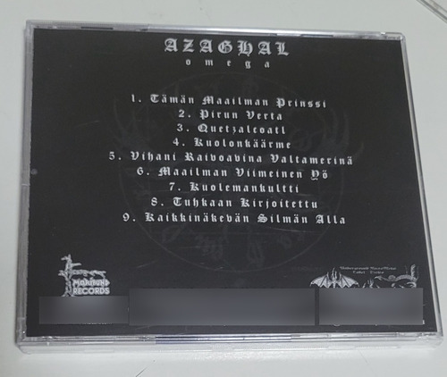 Azaghal - Omega . Cd Importado