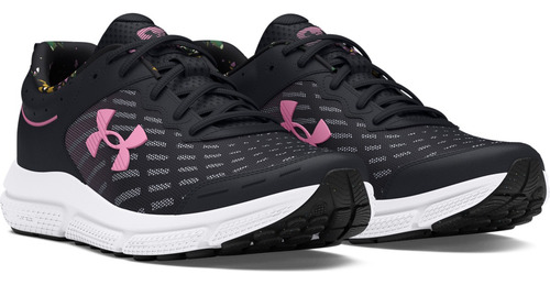 Tenis Under Armour Charged Assert 10 Print Negro Para Mujer