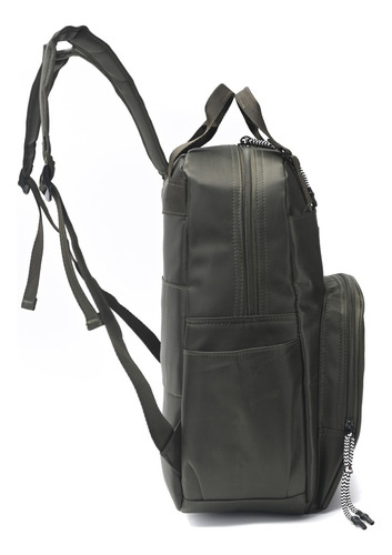 Mochila Maternal Con Cambiador Skora 38277 Verde Verde Oscuro Liso