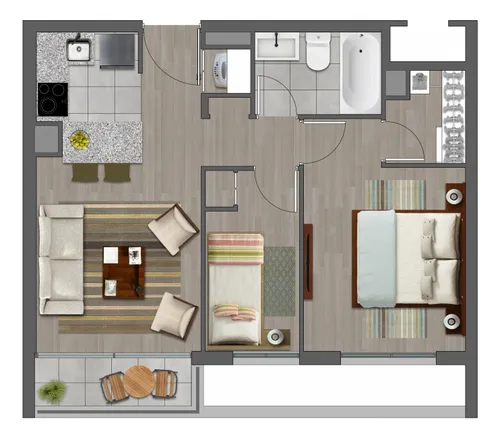 Arriendo Metro Republica / Abdon Cifuentes