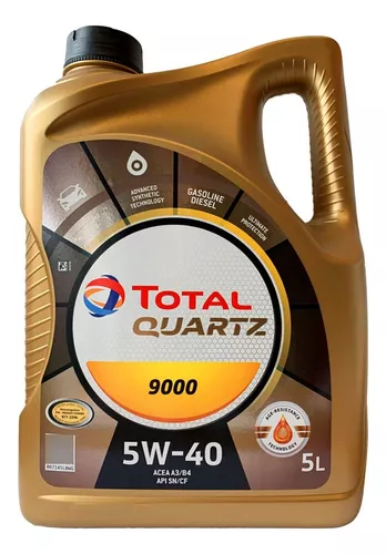 Aceite Sintético Total 5w40 Motor Diesel Y Gasolina 5 Litros