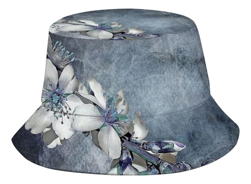 Sombrero De Cubeta De Flores Con Estampado De Belleza