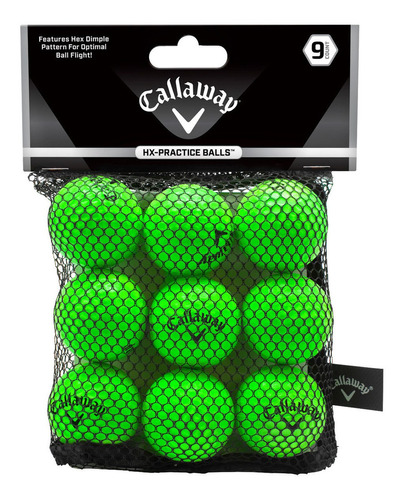 Pelota De Golf Callaway Soft Flight Balls - 9pack Verde Color Verde lima