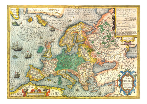 Rompecabezas Mapa De Europa 1000 Piezas Educa