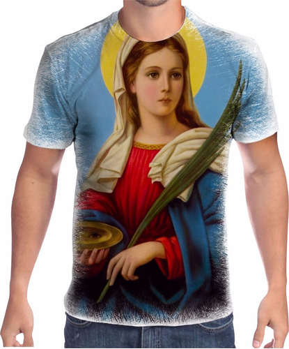 Camiseta Personalizada  Santa Luzia Religiosa