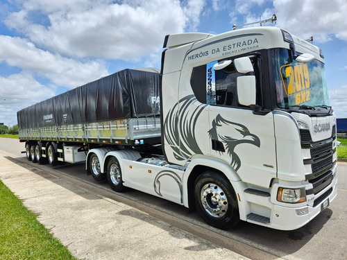 Scania R450 Personalizado Heróis Da Estrada + 4eixo Aluminio