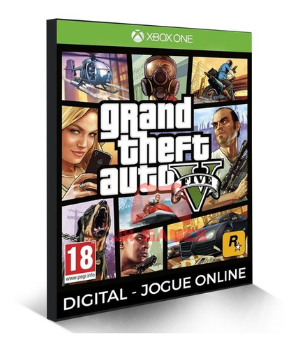 Gta 5 Xbox One - Grand Theft Auto V Original - Jogue Online