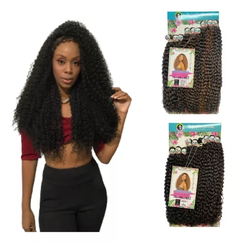 Cabelo Bio Fibra Cacheado Lindona 300g 70cm Fashion Classic Human Hair  Preço Distribuidora