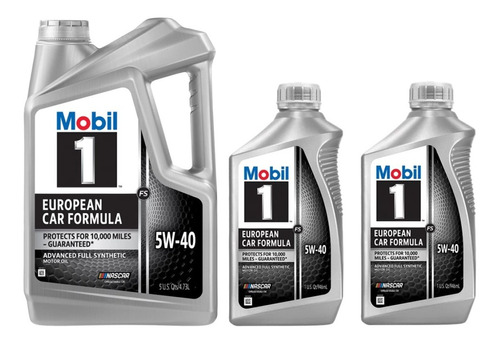 Aceite Sintetico Mobil 1 Sae  5w-40  4.73 L + 2 De 946 Ml