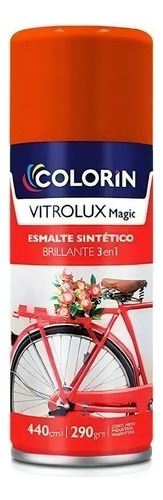 Aerosol Vitrolux Magic Esmalte 3 En 1 Brillante | Giannoni Color Naranja