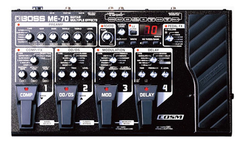 Pedalera Multi Efecto Boss Me 70 Para Guitarra Electrica 