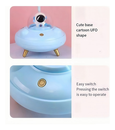 Lámpara De Escritorio Ufo Con 4 Modos De Luz Led Ovni