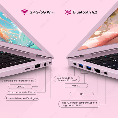 Laptop Rosa 15.6' Intel N150 Ddr5 12gb 1000gb Wifi6 Notebook