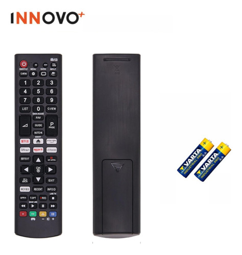 Control Remoto Compatible Con LG Smart Tv LG Boton Netflix Prime Con Baterías Innovo
