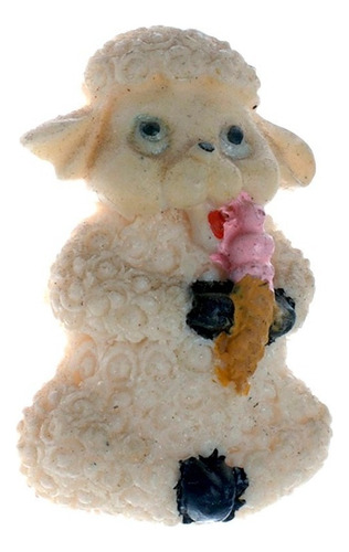 Molde De Silicone 492 - Ovelhinha C Sorvete - Animais Ovelha