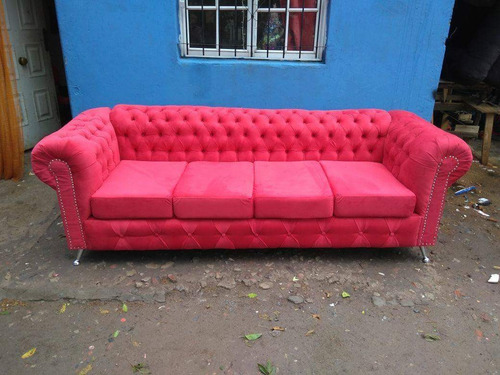 Sillón Chesterfield De 4 Cuerpos