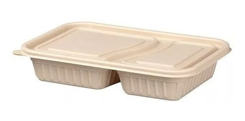 100 Envases Biodegradable Colacion Comidas 800ml