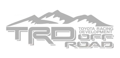 Calca Calcomania Sticker Toyota Trd Off Road Mountain Gr Gri