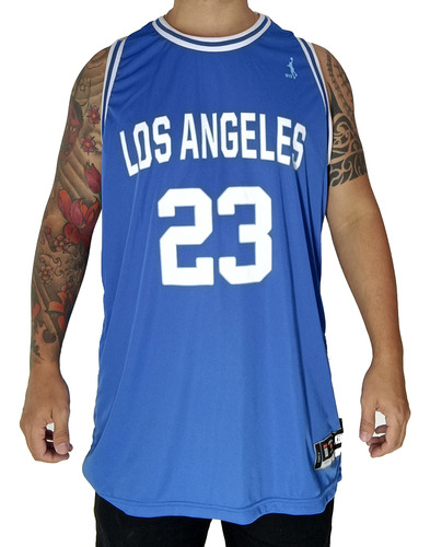 Regata Basquete Plus Size M10 Slam Los Angeles Royal Academi