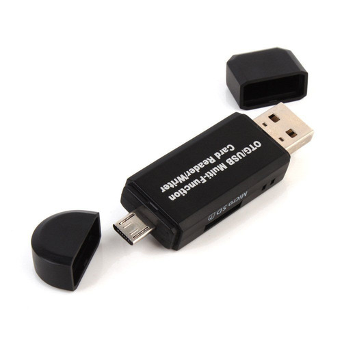 Nuevo Micro Usb A Usb 2.0 Otg Adaptador Dual Memory Card Lec