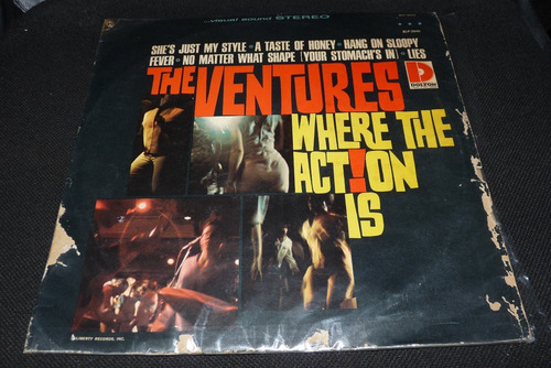 Jch- The Ventures Where The Action Is Rock Lp Vinilo