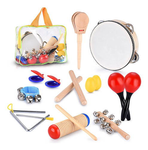 Juego De 21 Instrumentos Educativos Y Musicales Para Niños.