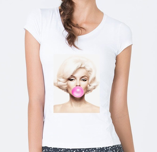 Remera Marilyn Monroe Chicle