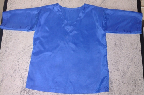 Chaqueta Tafeta Azul Ideal Disfraz Talle 14( 10 A 12 Años)