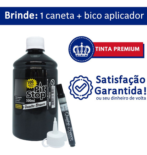 Tinta Marcador Quadro Branco 500ml (multink) + Brinde