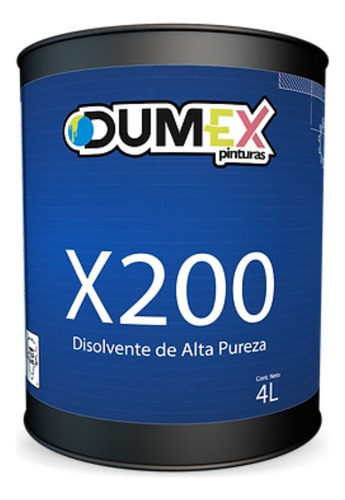 X200 Disolvente De Alta Pureza 4l Dumex