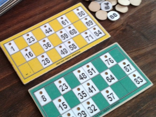 Cartones De Lotería Con Braille Hasta El 90