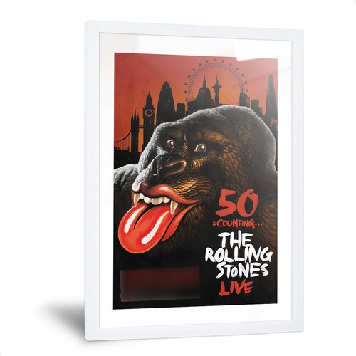 Cuadros The Rolling Stones Poster Grrr Mick Jagger 35x50cm