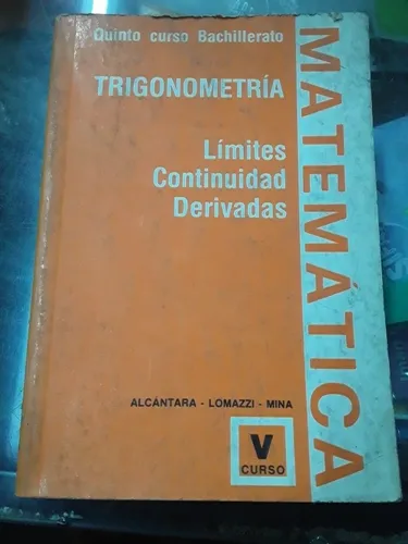 Trigonometria Quinto Curso Bachiller Editorial Estrada (Usado)
