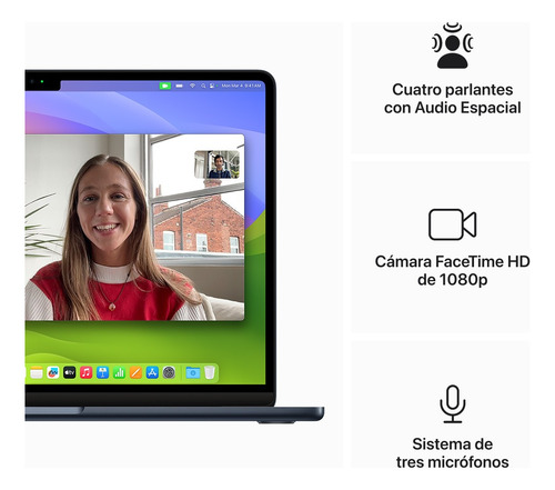Macbook Air 13 M3 Cpu 8 Y Gpu 10nucleos 24gb 512gb Apple