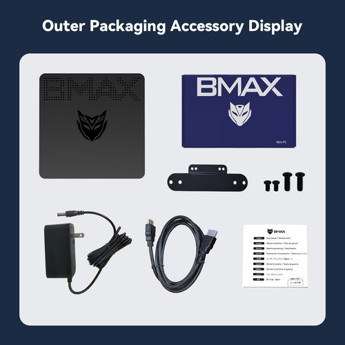 Bmax Mini Pc B1 Pro 8gb Emmc Celeron N4000 (hasta 2.6 Ghz) S
